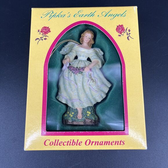 Angel Of Roses Pipka's Earth Angels Resin Ornament #11502 w/ Box - Picture 1 of 11